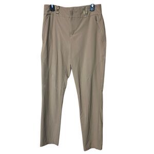 INDYEVA Pants Matkailu HV II Lightweight Hi-rise Tan Beige Pockets Women Size M